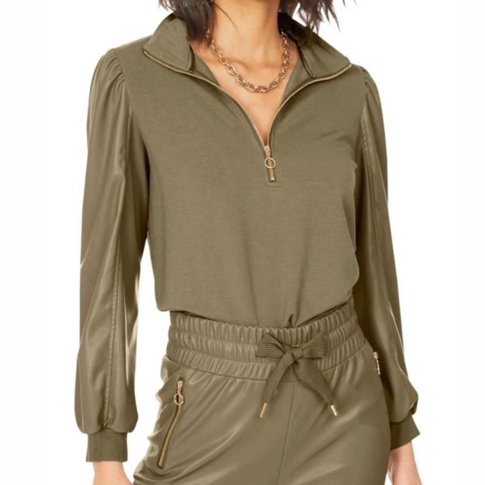 NWT Generation Love Lola Sweatshirt Army Green XS